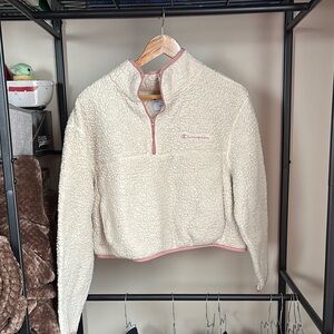 Champion Women's Cream Sherpa Jacket